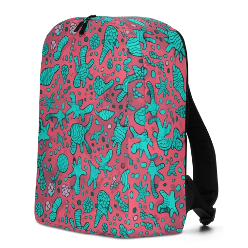 Coral Candy on a Minimalist Backpack