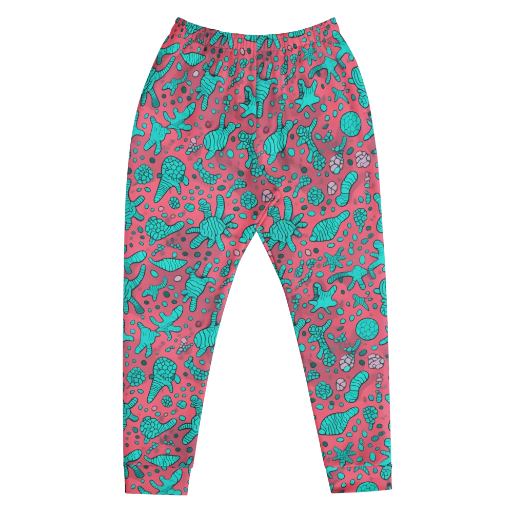 Coral Candy on Men's Joggers — Front
