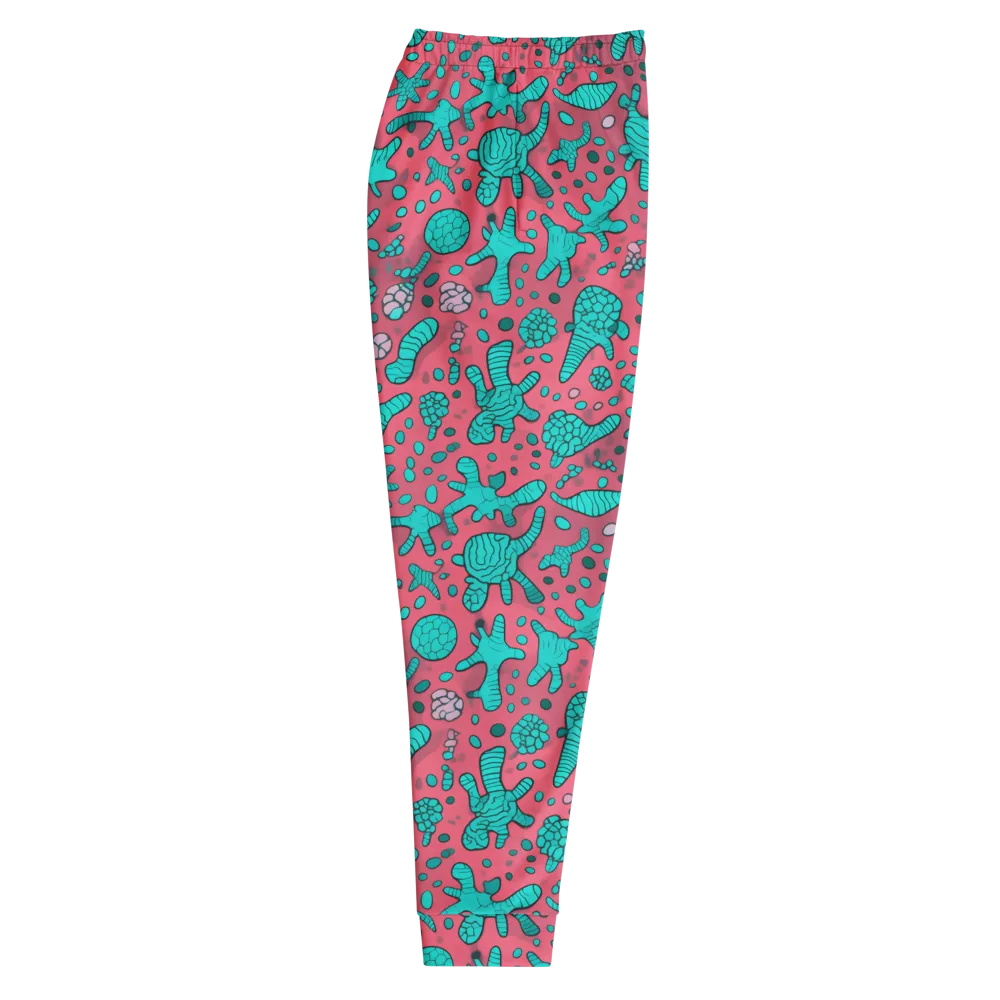 Coral Candy on Men's Joggers — Right