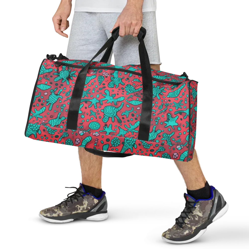 Coral Candy on Duffle Bag — Front