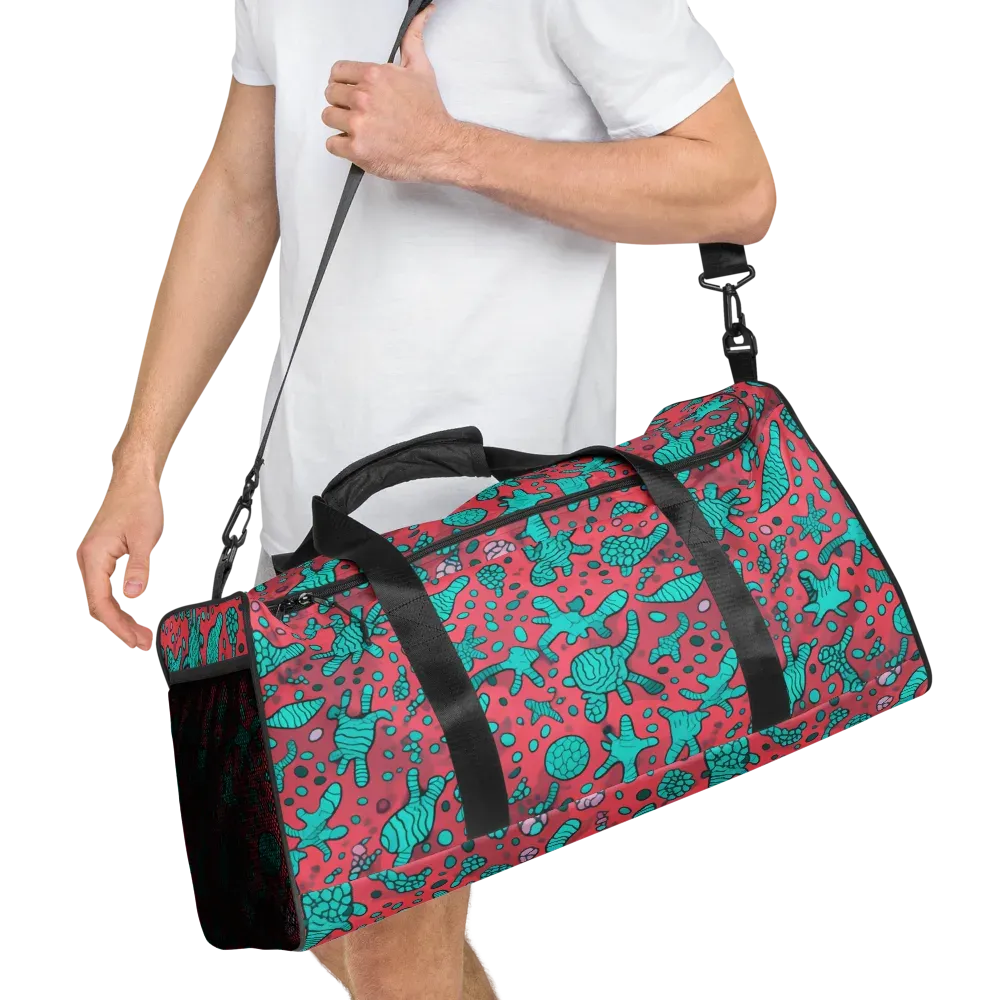 Coral Candy on Duffle Bag — Right Front