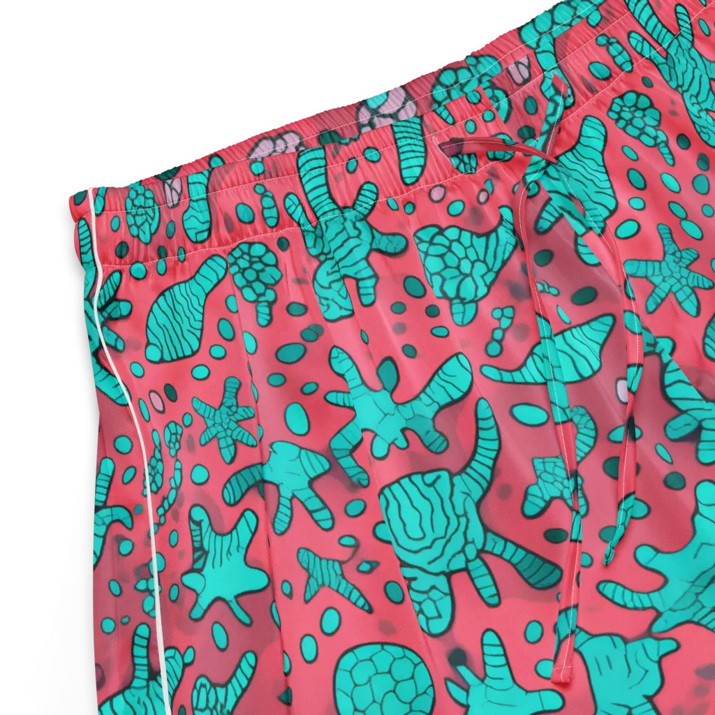 Coral Candy on Women's Pajama Shorts — Product details
