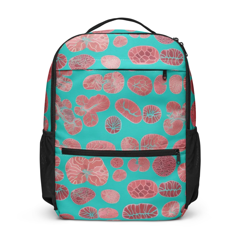 Coral Circuit on Utility Backpack — Front