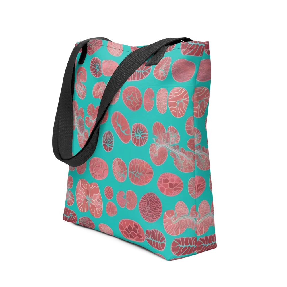 Coral Circuit on Tote Bag — Front