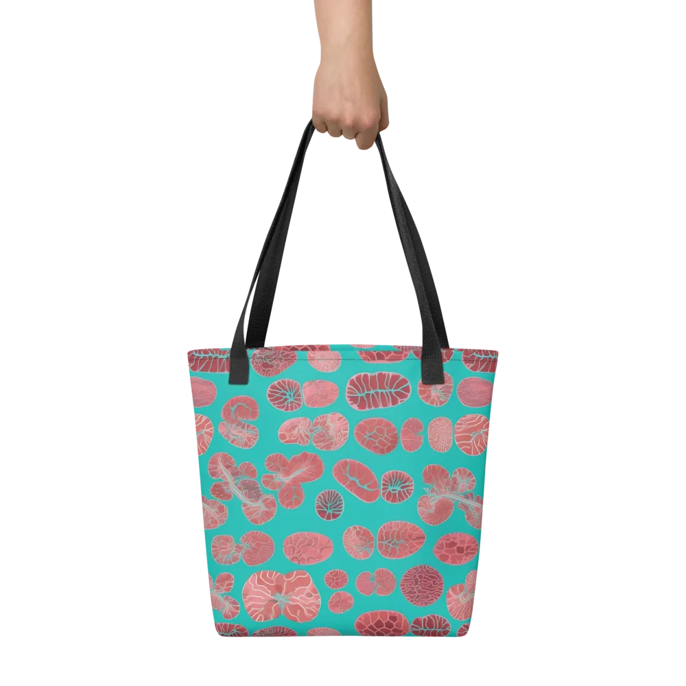 Coral Circuit on Tote Bag — Front