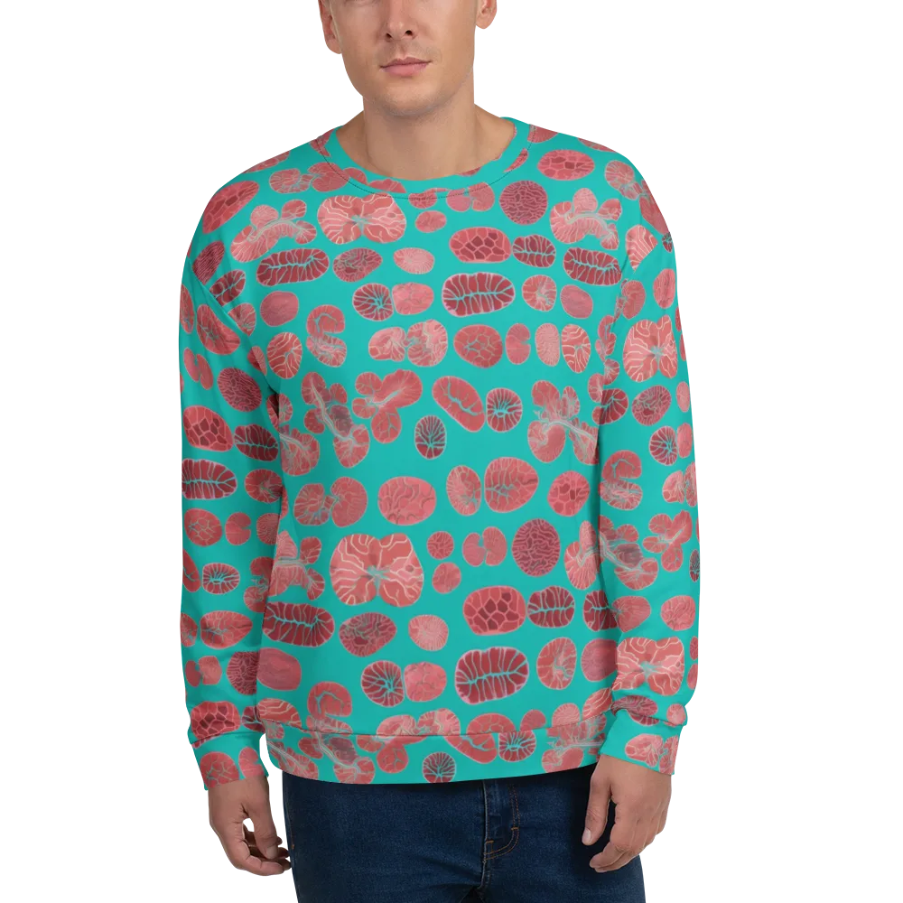 Coral Circuit on Sweatshirt — Front