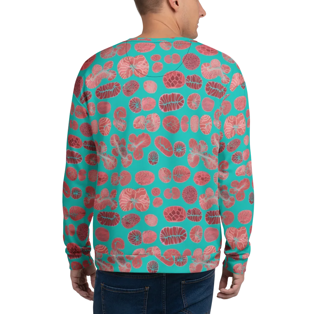 Coral Circuit on Sweatshirt — Back