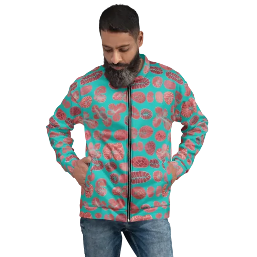 Coral Circuit on a Bomber Jacket