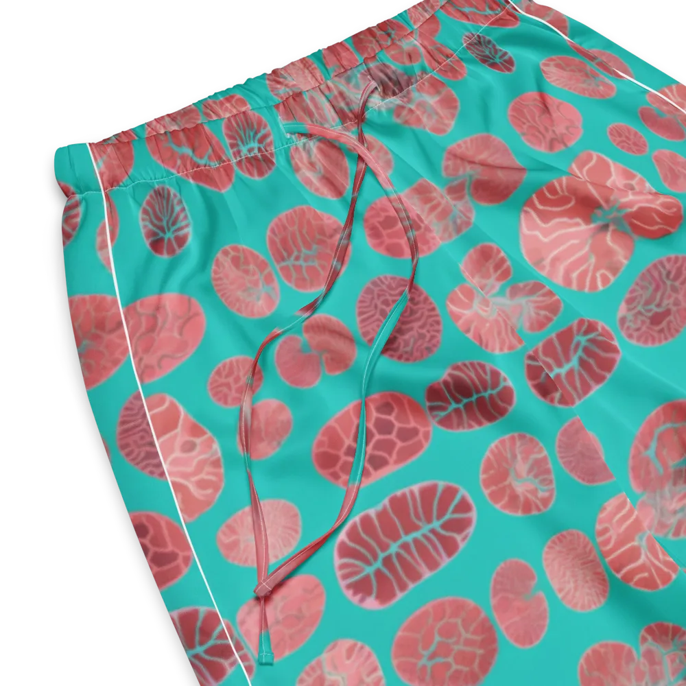 Coral Circuit on Women's Pajama Pants — Product details