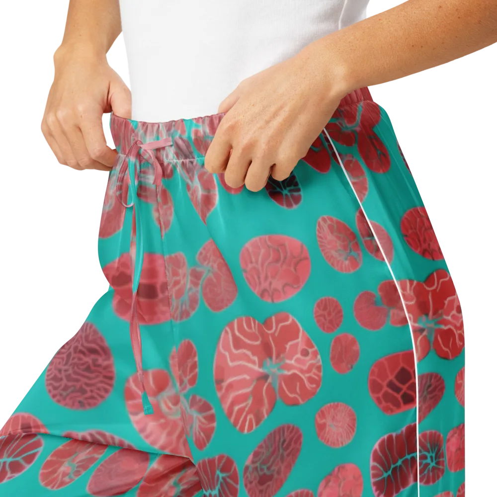 Coral Circuit on Women's Pajama Pants — Product details