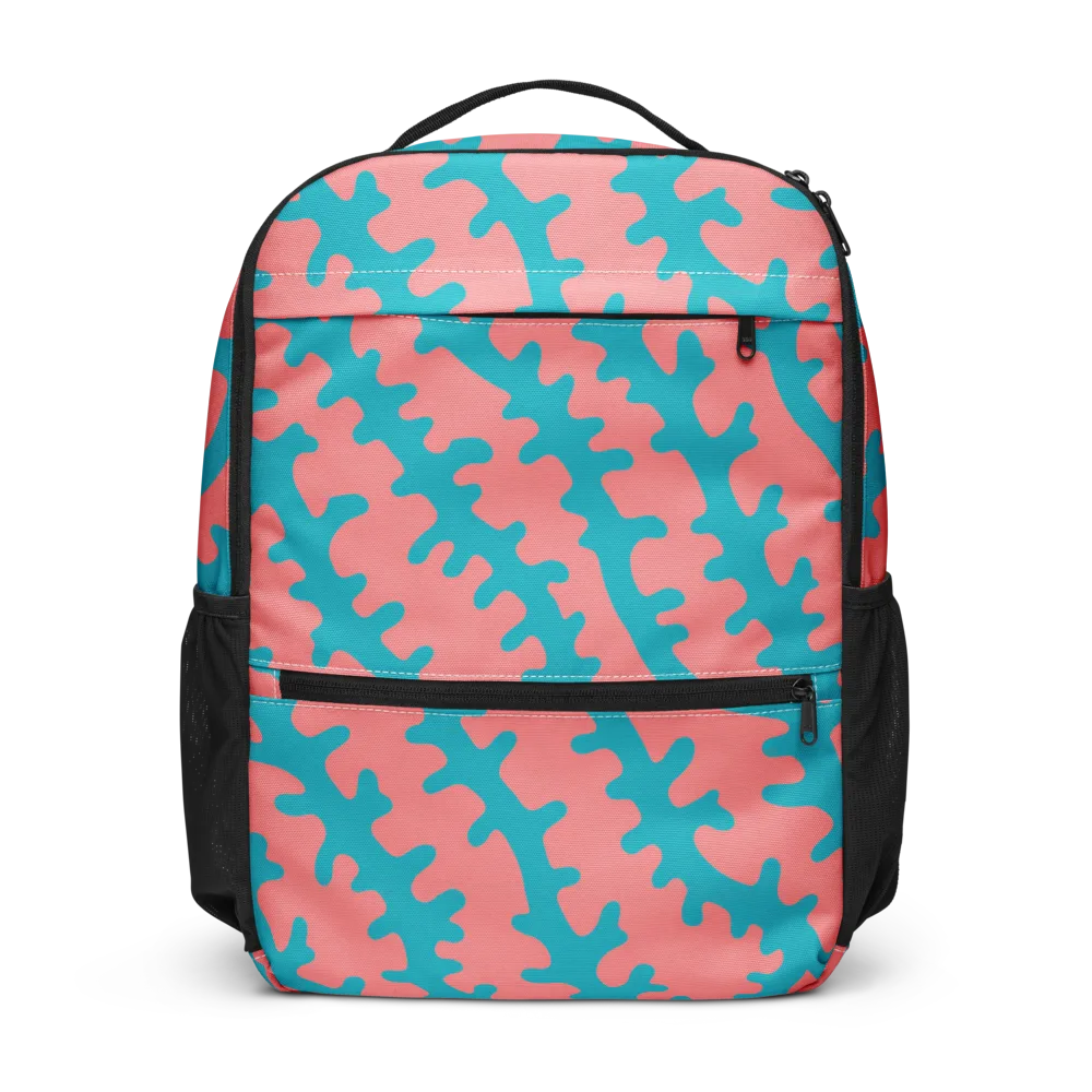 Lagoon Lace on Utility Backpack — Front