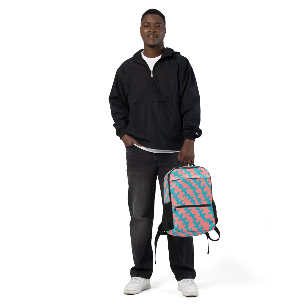 Lagoon Lace on Utility Backpack — Front