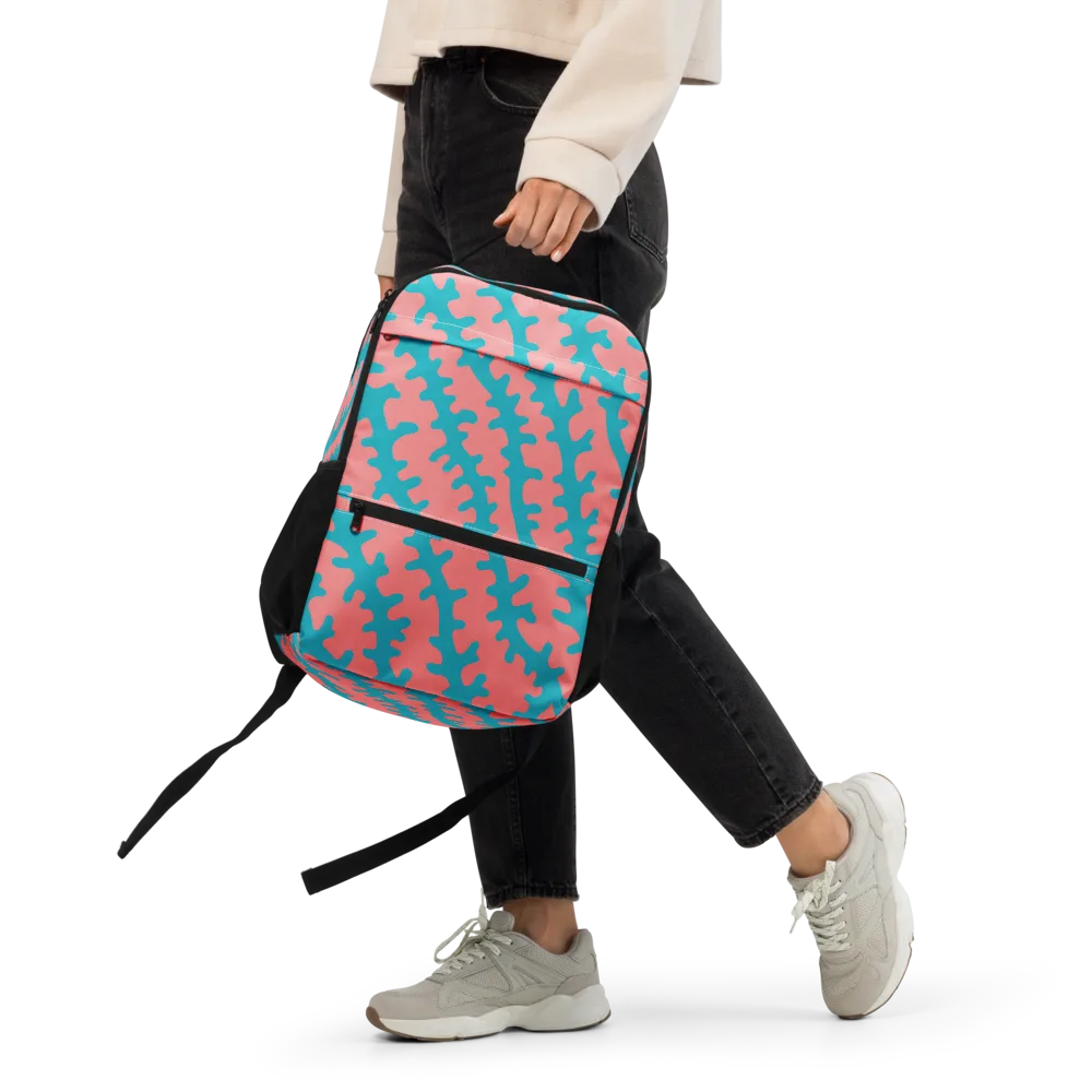 Lagoon Lace on Utility Backpack — Front