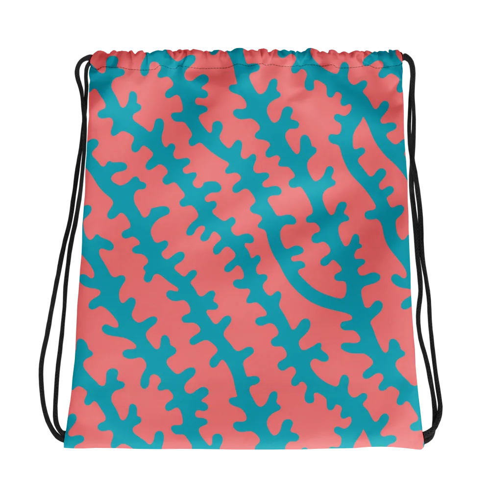 Lagoon Lace on Drawstring Bag — Photo