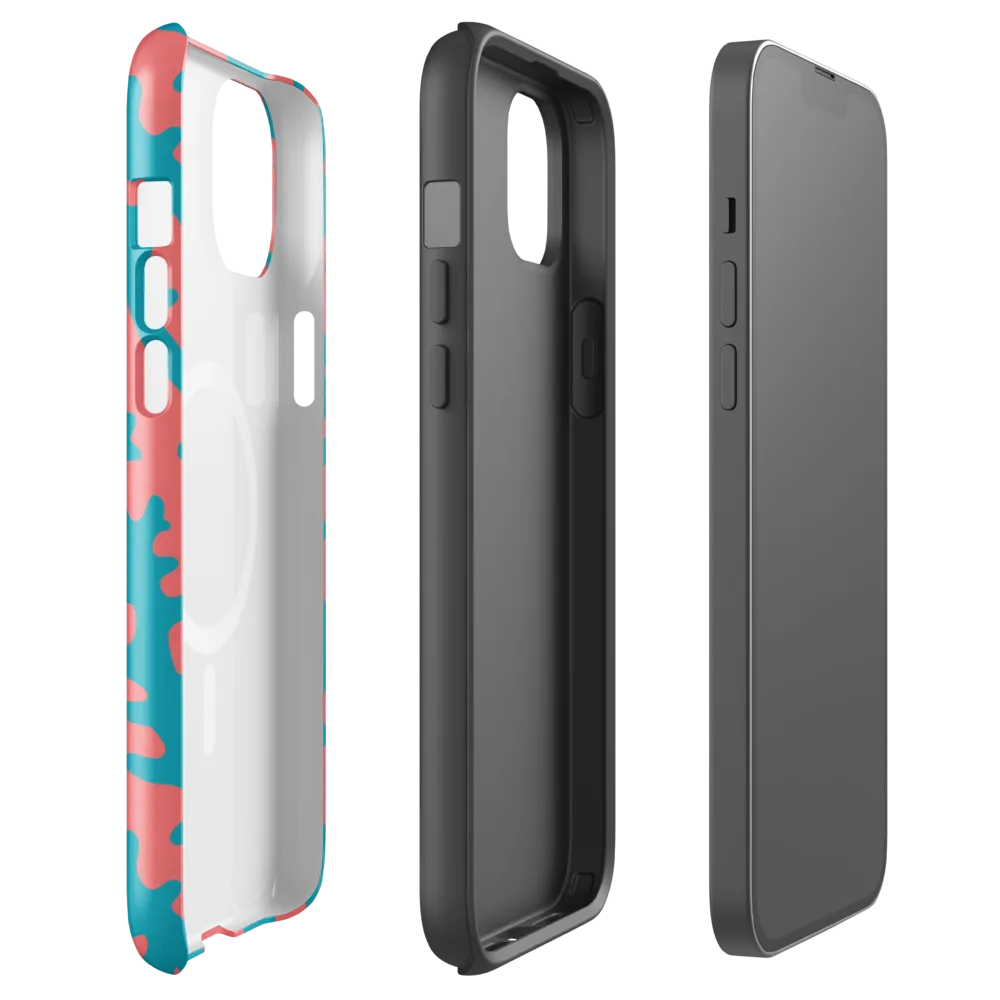 Lagoon Lace on MagSafe Tough Case for iPhone® — Front