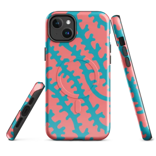 Lagoon Lace on a MagSafe Tough Case for iPhone®