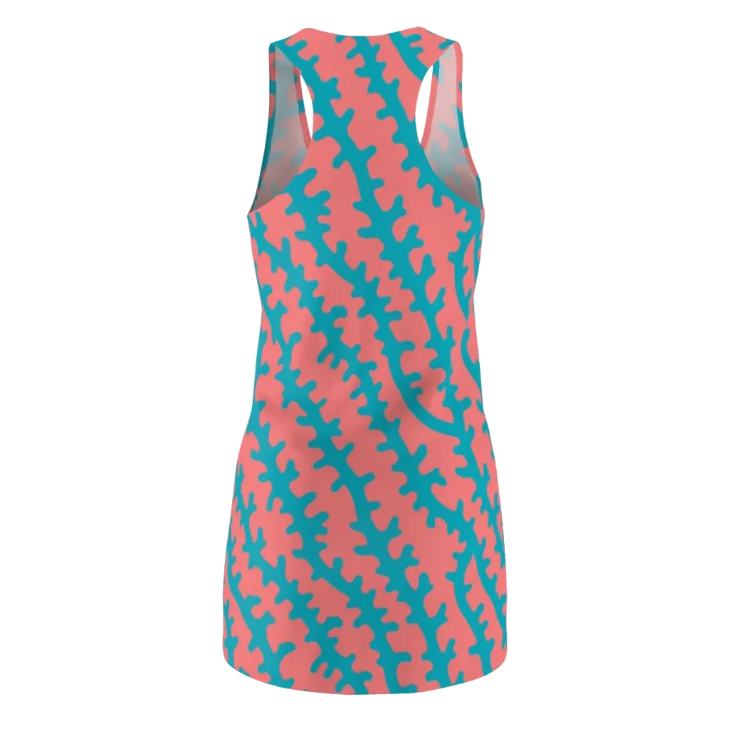 Lagoon Lace on Racerback Dress — Back