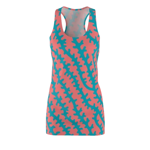 Lagoon Lace on a Racerback Dress