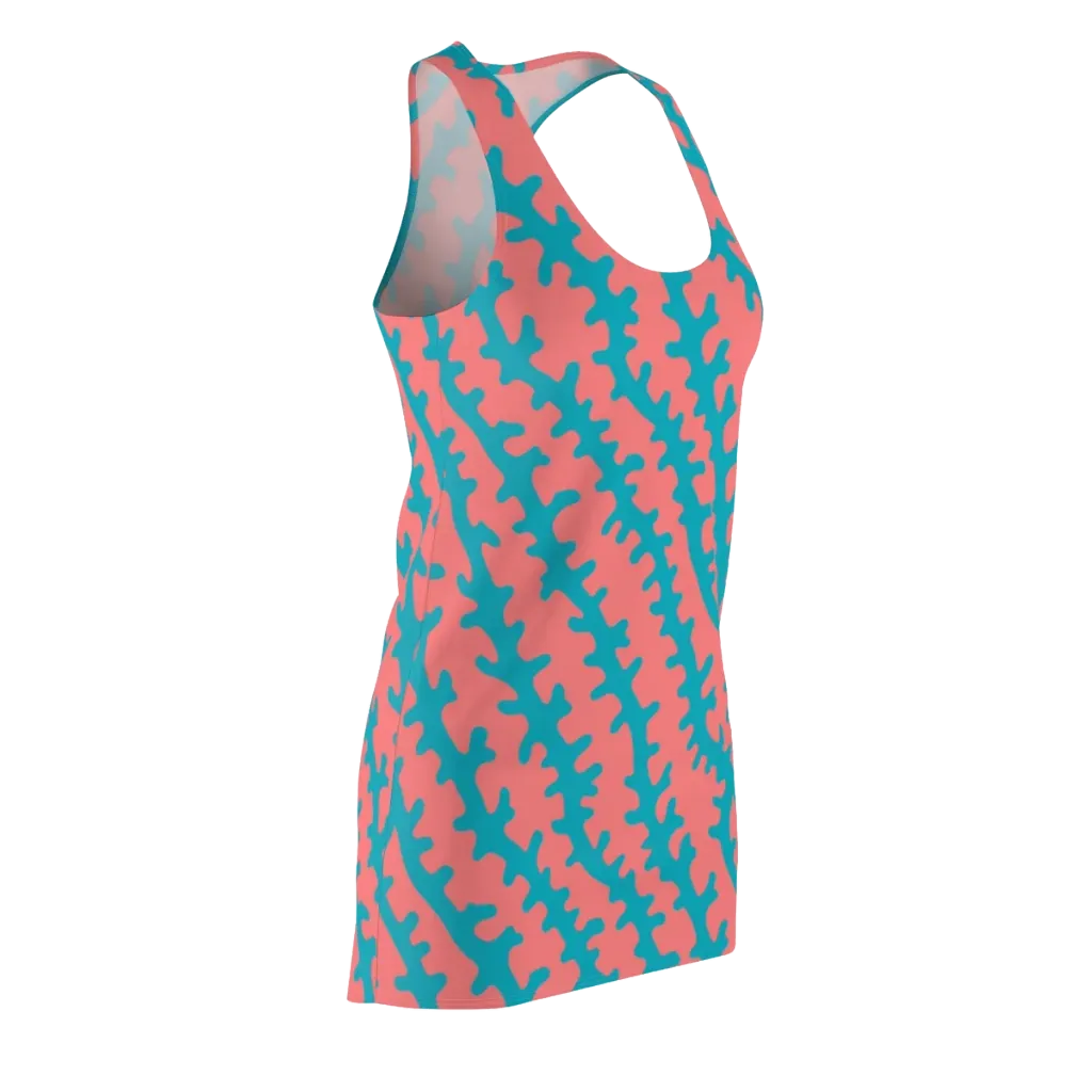 Lagoon Lace on Racerback Dress — Front Side