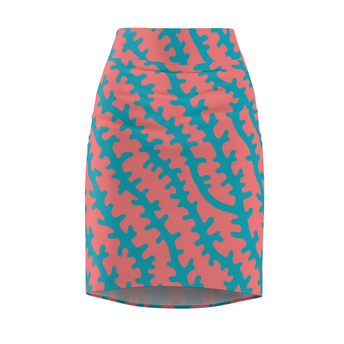 Lagoon Lace on Pencil Skirt — Front