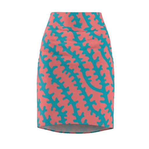 Lagoon Lace on a Pencil Skirt