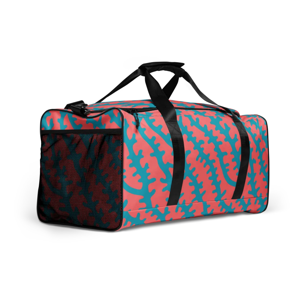Lagoon Lace on Duffle Bag — Right Front