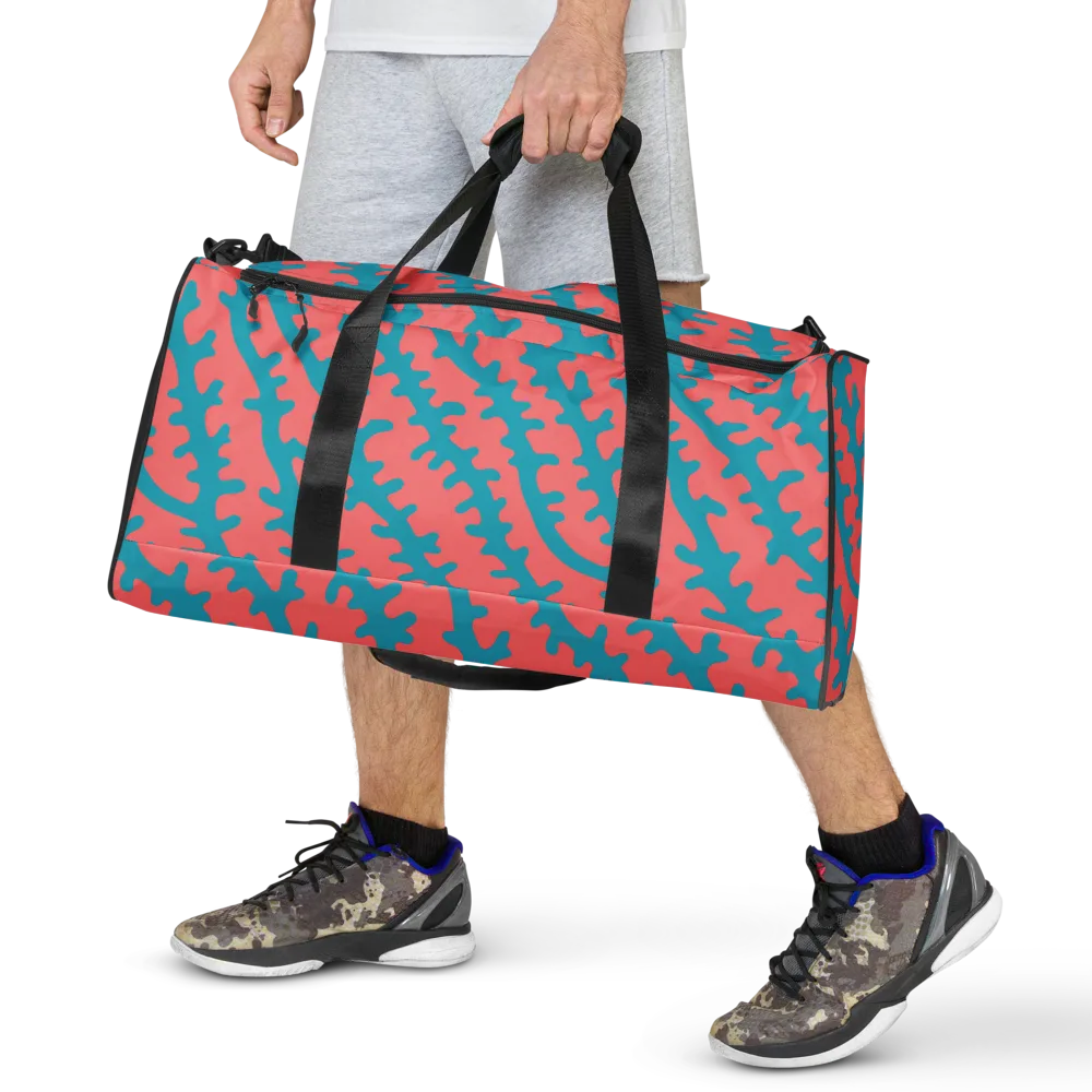 Lagoon Lace on Duffle Bag — Front