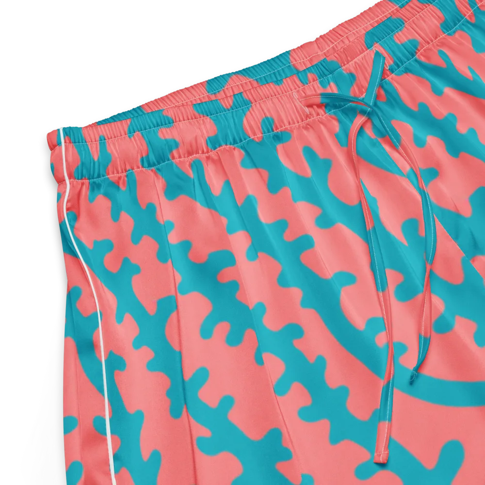 Lagoon Lace on Women's Pajama Shorts — Product details