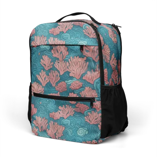 Pink Reef on a Utility Backpack