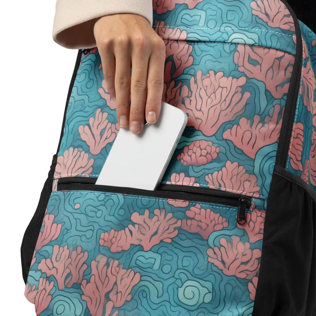 Pink Reef on Utility Backpack — Product details