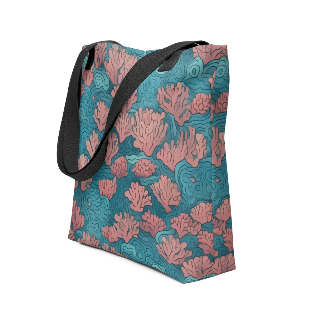 Pink Reef on Tote Bag — Front