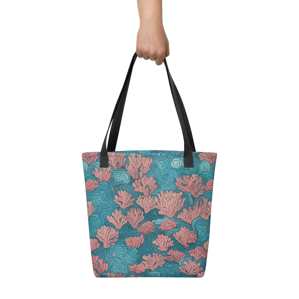 Pink Reef on Tote Bag — Front