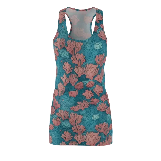 Pink Reef on a Racerback Dress