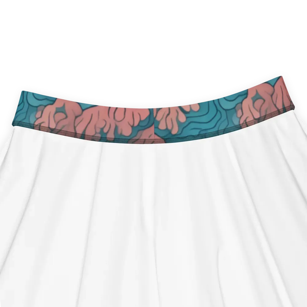 Pink Reef on Skater Skirt — Product details