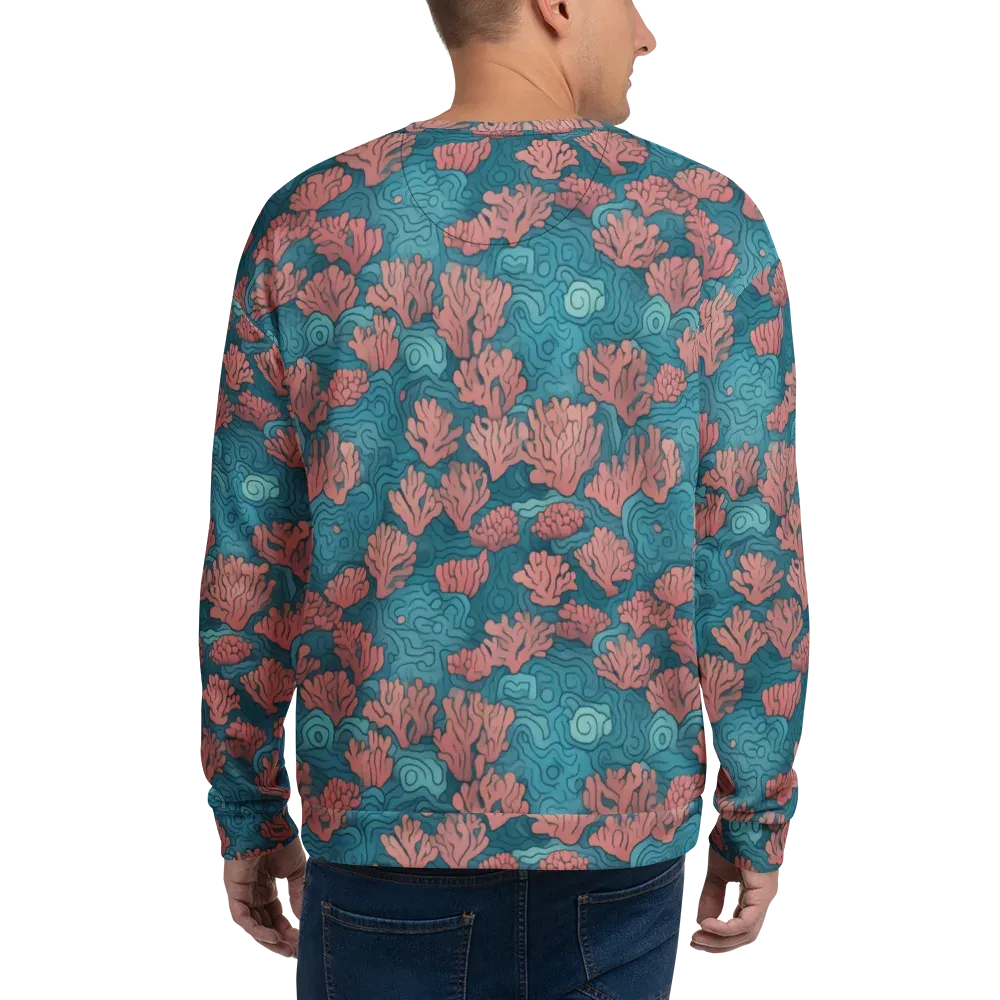 Pink Reef on Sweatshirt — Back