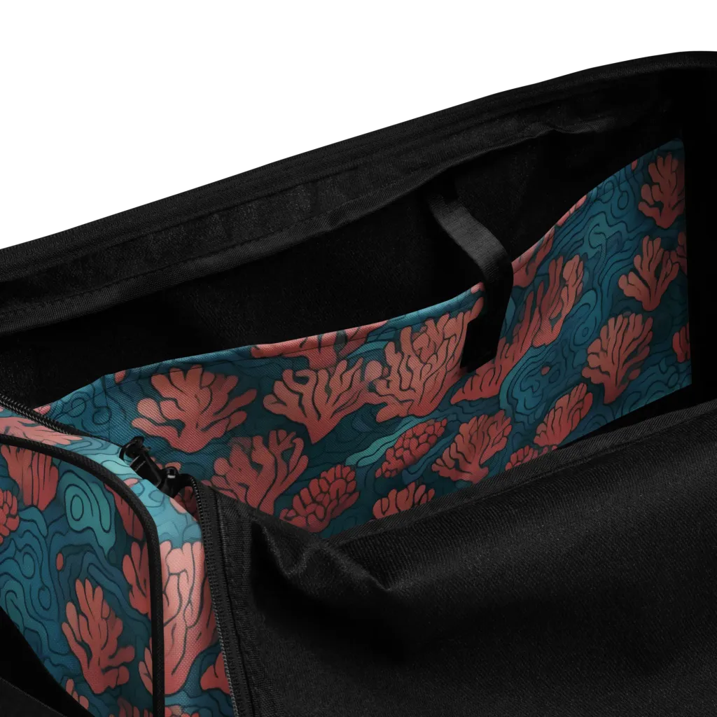 Pink Reef on Duffle Bag — Product details