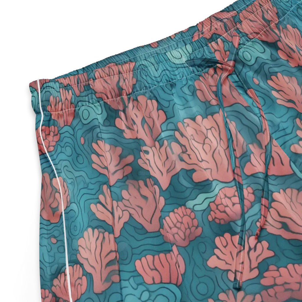 Pink Reef on Women's Pajama Shorts — Product details