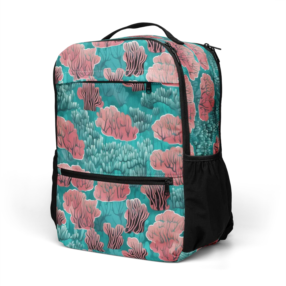Aquatic Garden on Utility Backpack — Left Front