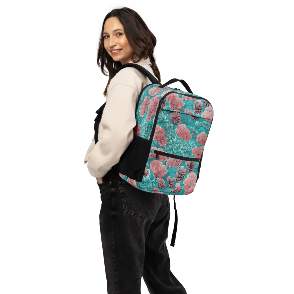 Aquatic Garden on Utility Backpack — Back