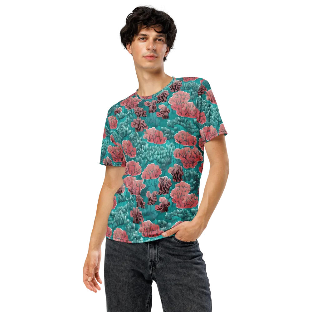 Aquatic Garden on Men's Crew Neck T-Shirt — Front