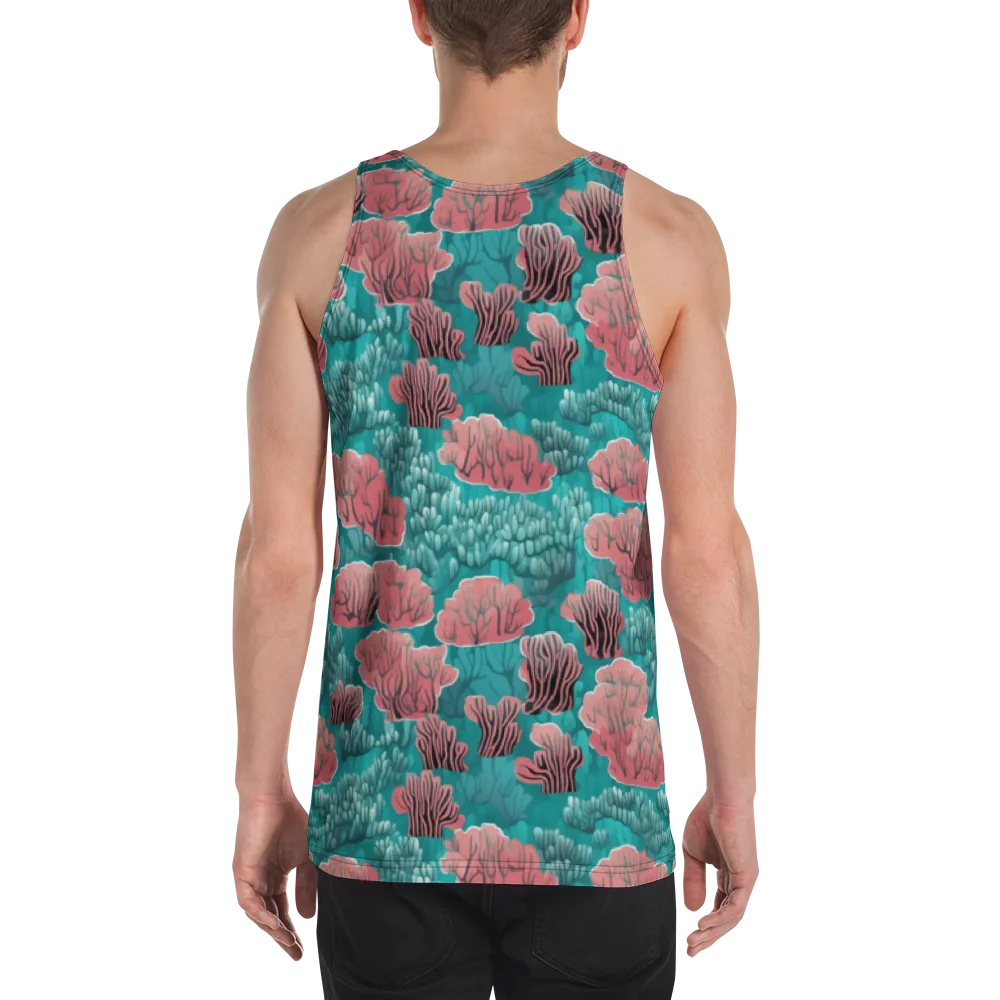 Aquatic Garden on Men's Tank Top — Back