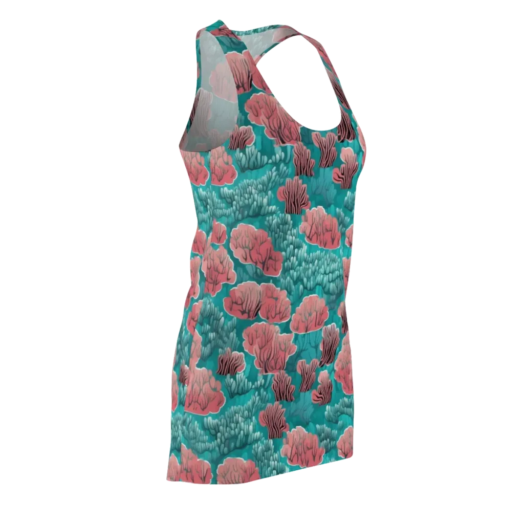 Aquatic Garden on Racerback Dress — Front Side