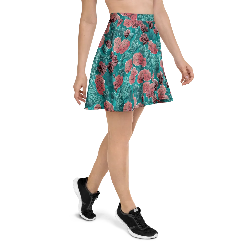 Aquatic Garden on Skater Skirt — Right