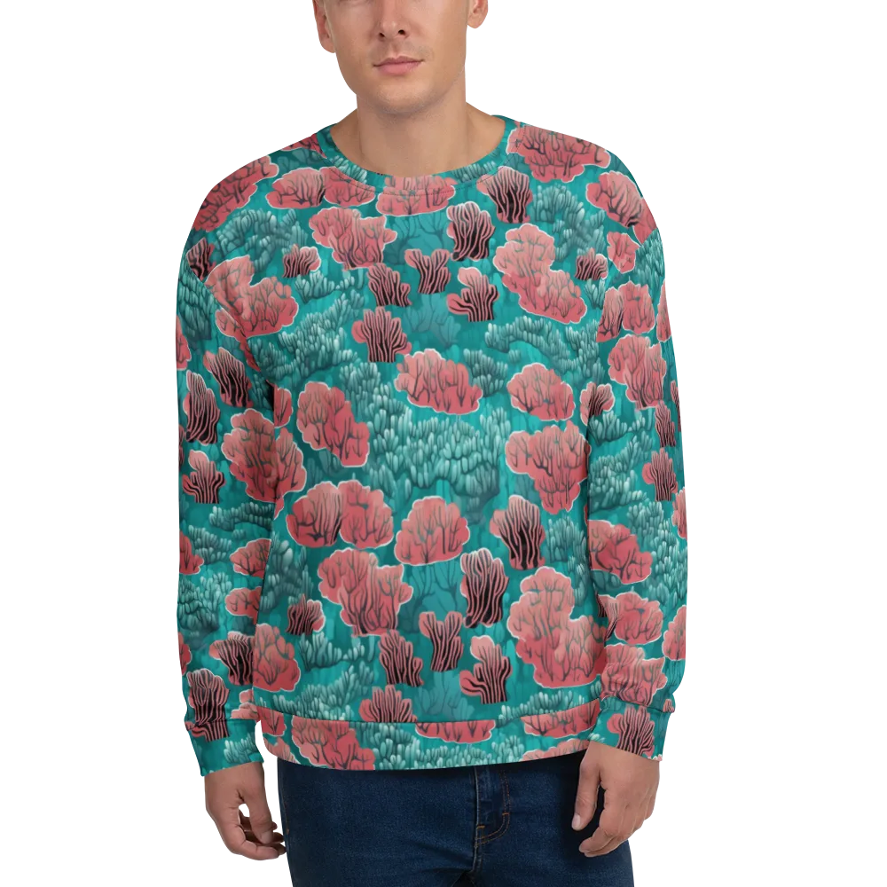 Aquatic Garden on Sweatshirt — Front