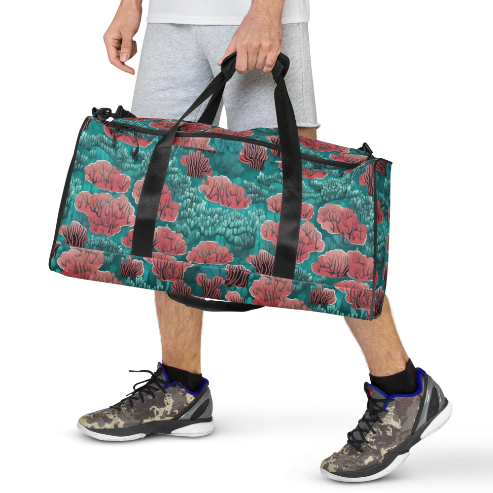 Aquatic Garden on Duffle Bag — Front