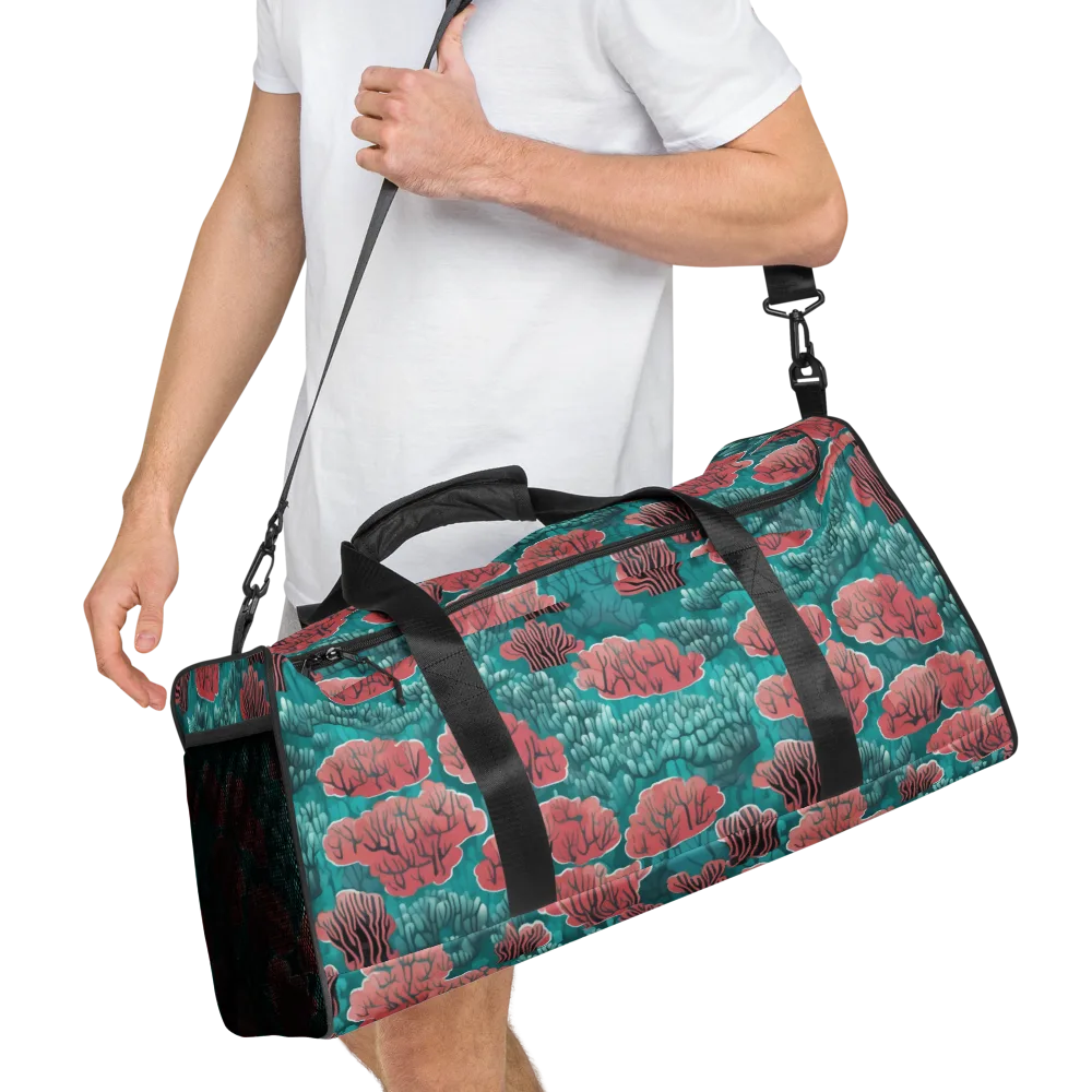 Aquatic Garden on Duffle Bag — Right Front
