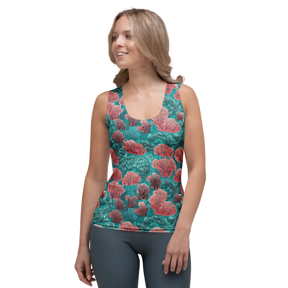 Aquatic Garden on Women's Tank Top — Front