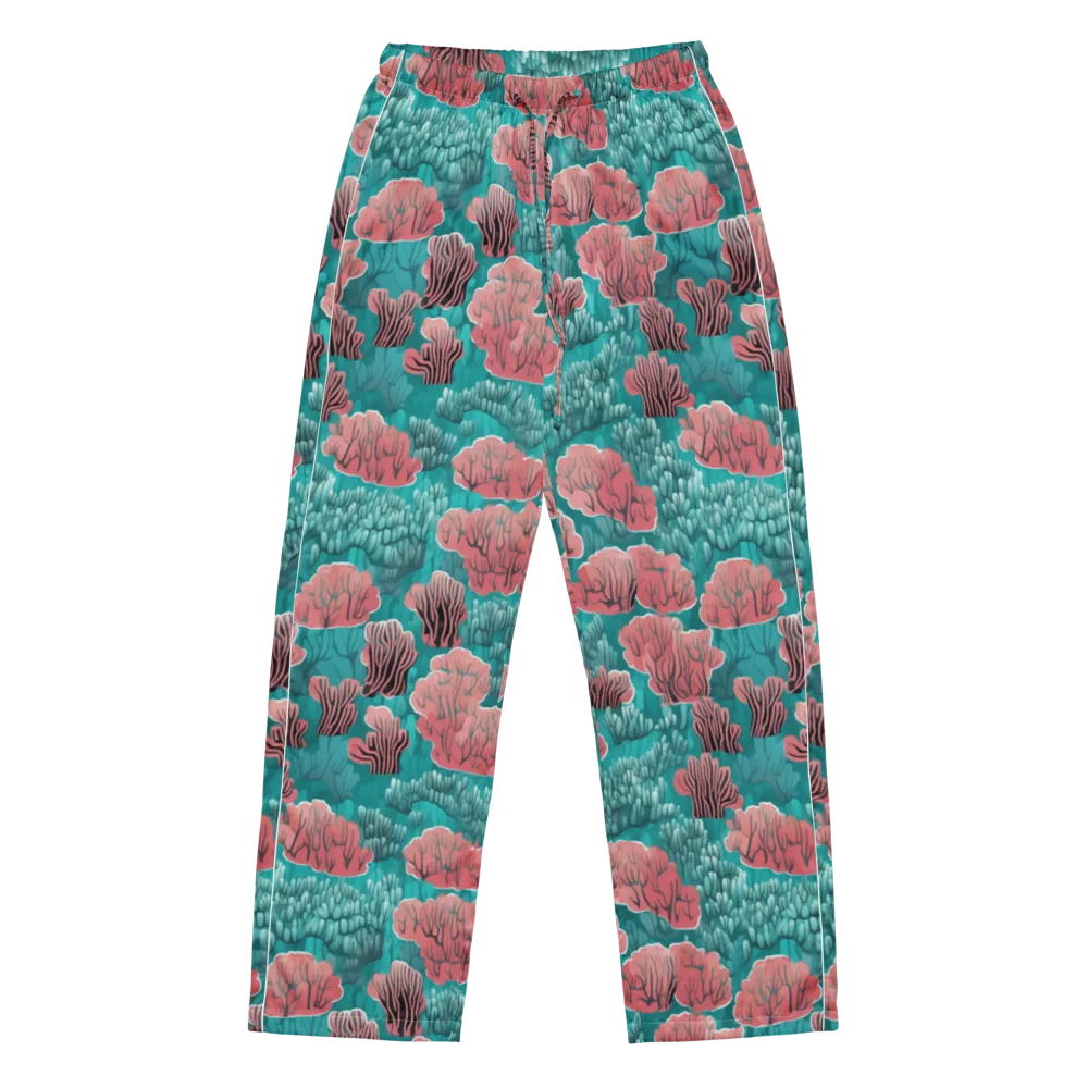 Aquatic Garden on Women's Pajama Pants — Front