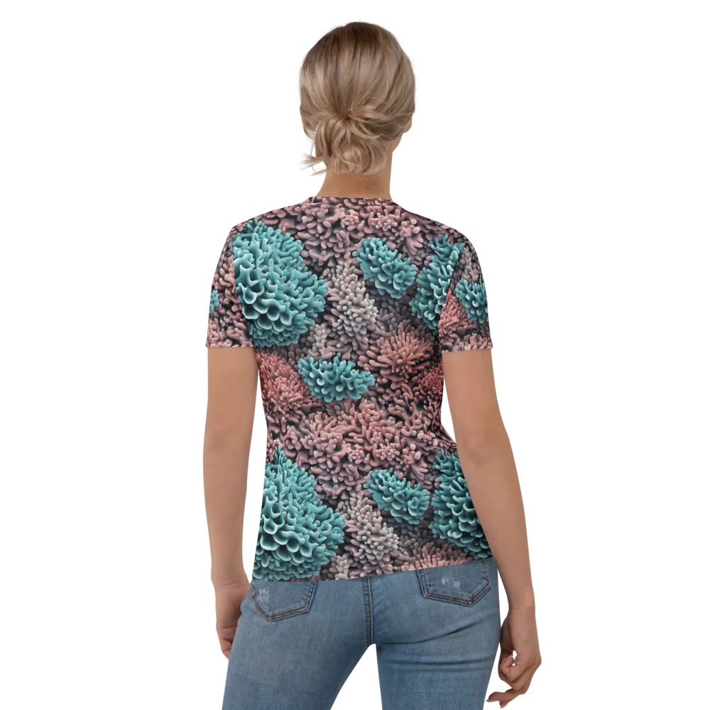 Reef Romance on Women's Crew Neck T-Shirt — Back