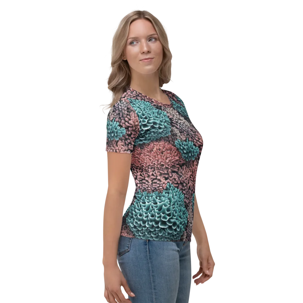 Reef Romance on Women's Crew Neck T-Shirt — Right